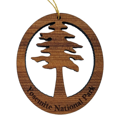 Yosemite Cutout Tree Ornament Wood - Yosemite National Park - 15157