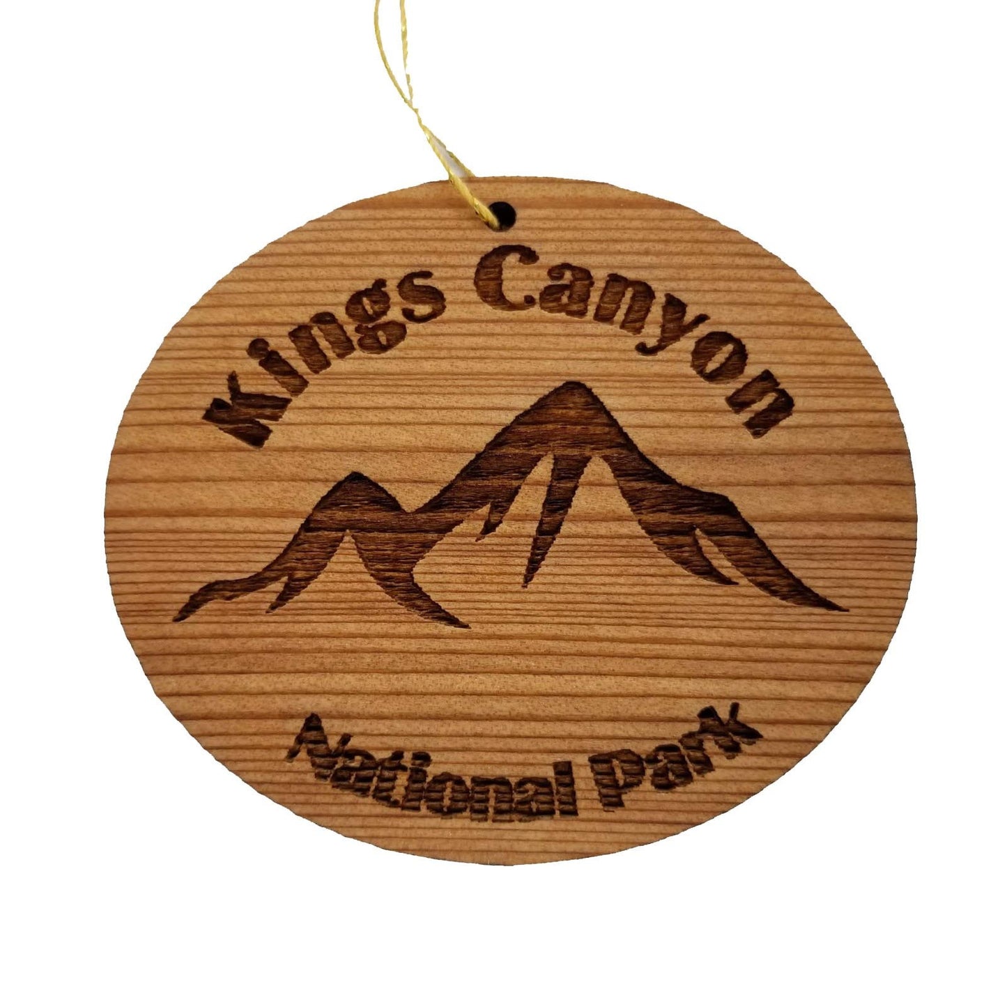 Kings Canyon National Park Ornament Mountains California Souvenir Handmade in USA - 15139