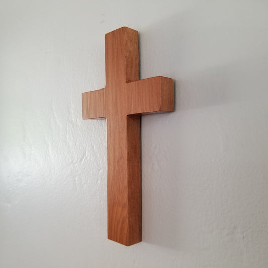 Wood Wall Cross - Wooden Cross - Redwood Cross - Cross 7 Inch - 3149 ASST