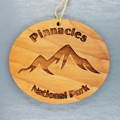 Pinnacles National Park Ornament Handmade Wood California Souvenir Mountains - 15090