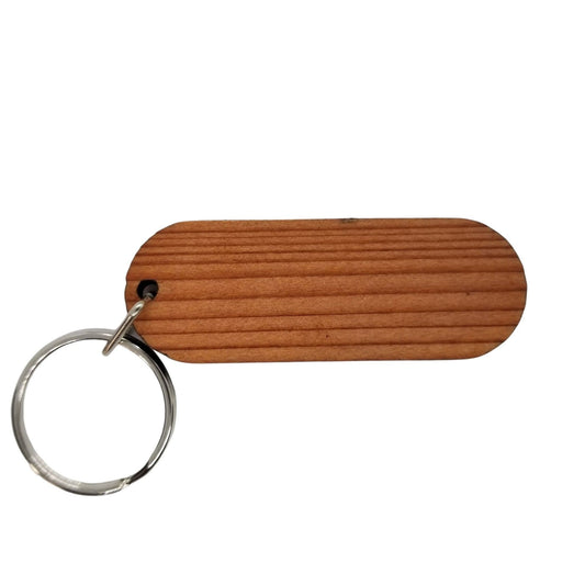 Gatlinburg Wood Keychain Black Bear and Bear Cub Souvenir - Key Chain - Key Tag - Key Ring - Key Fob Smoky Mountains - KC8005