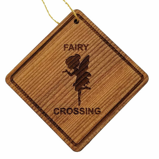 Fairy Crossing Ornament - Fairy Ornament - 15080