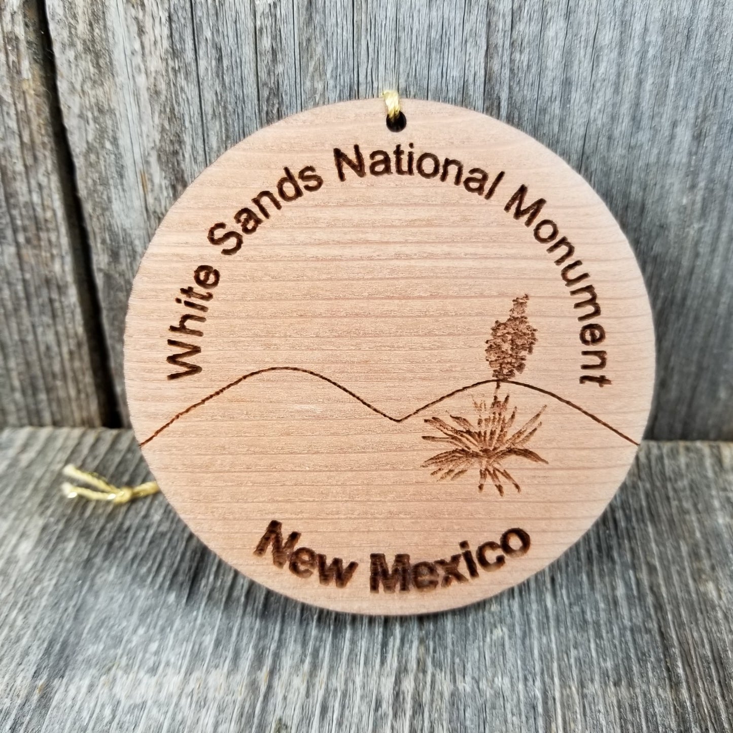 White Sands National Monument Christmas Ornament NM