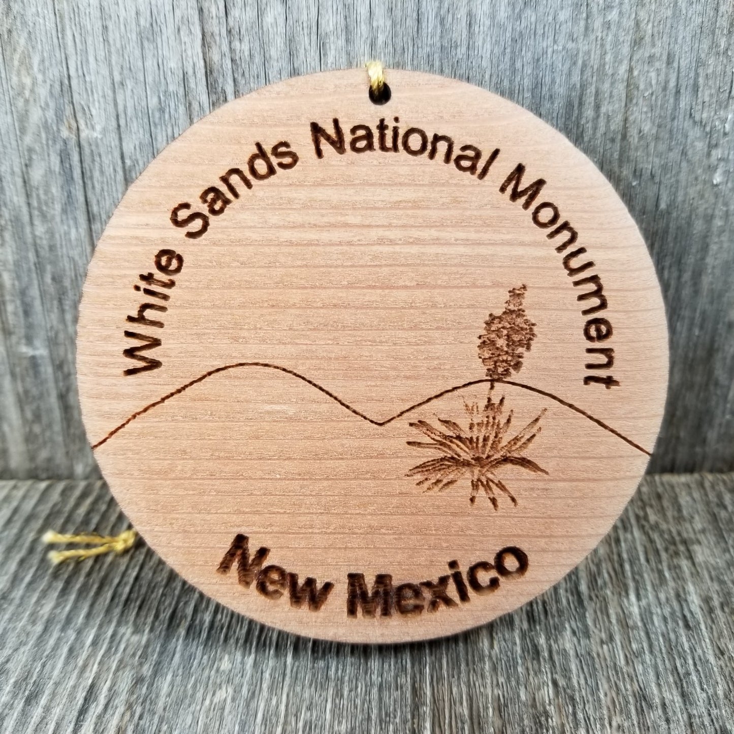 White Sands National Monument Christmas Ornament NM