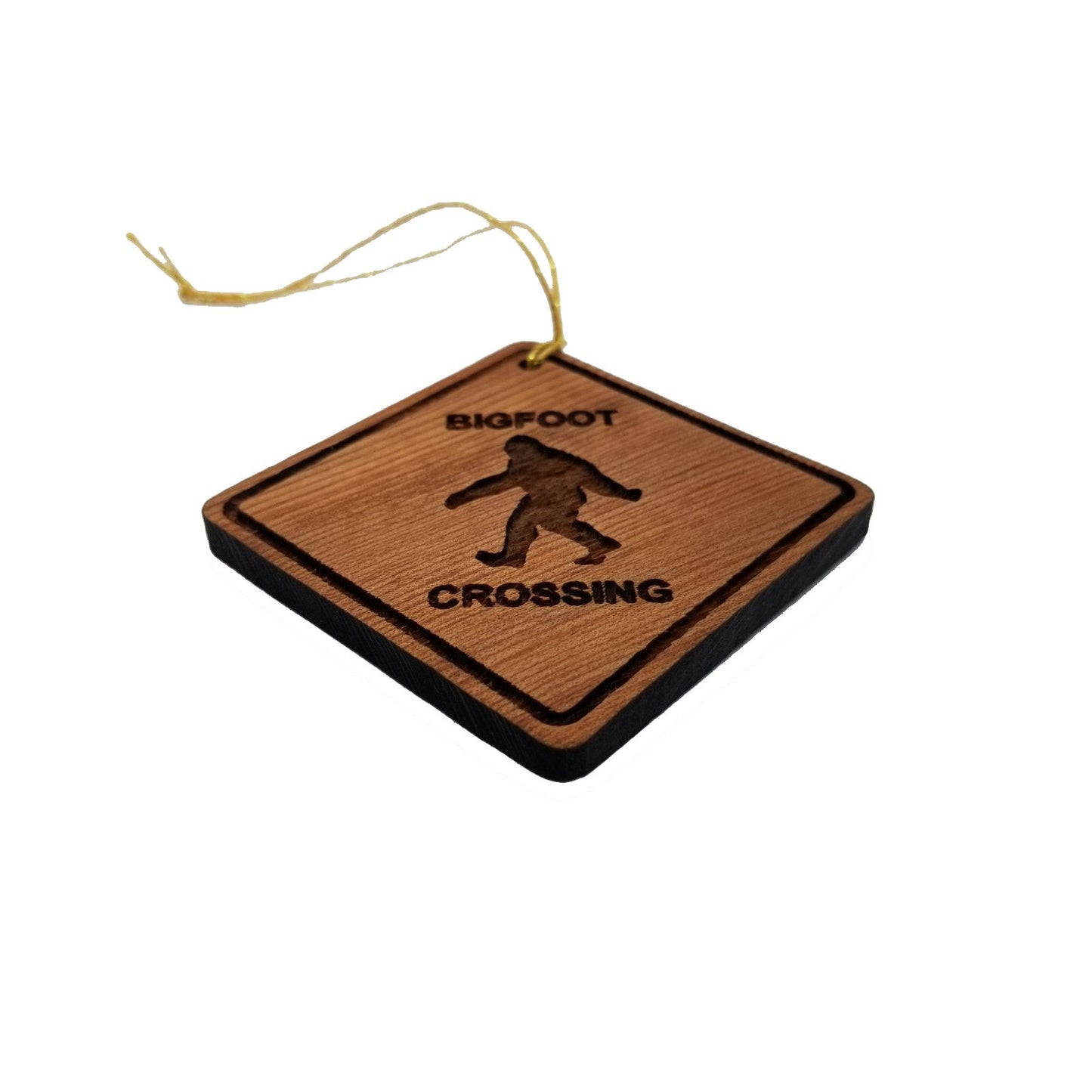 Moose Crossing Ornament - Wood Souvenir - 15160