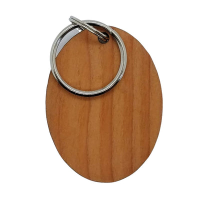 Anchorage Alaska Keychain Wood Keyring Mountain Alaska Souvenir AK Travel Gift Key Tag Bag - KC8076