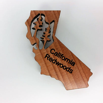 California Redwoods CA State Shape Magnet - M 4003