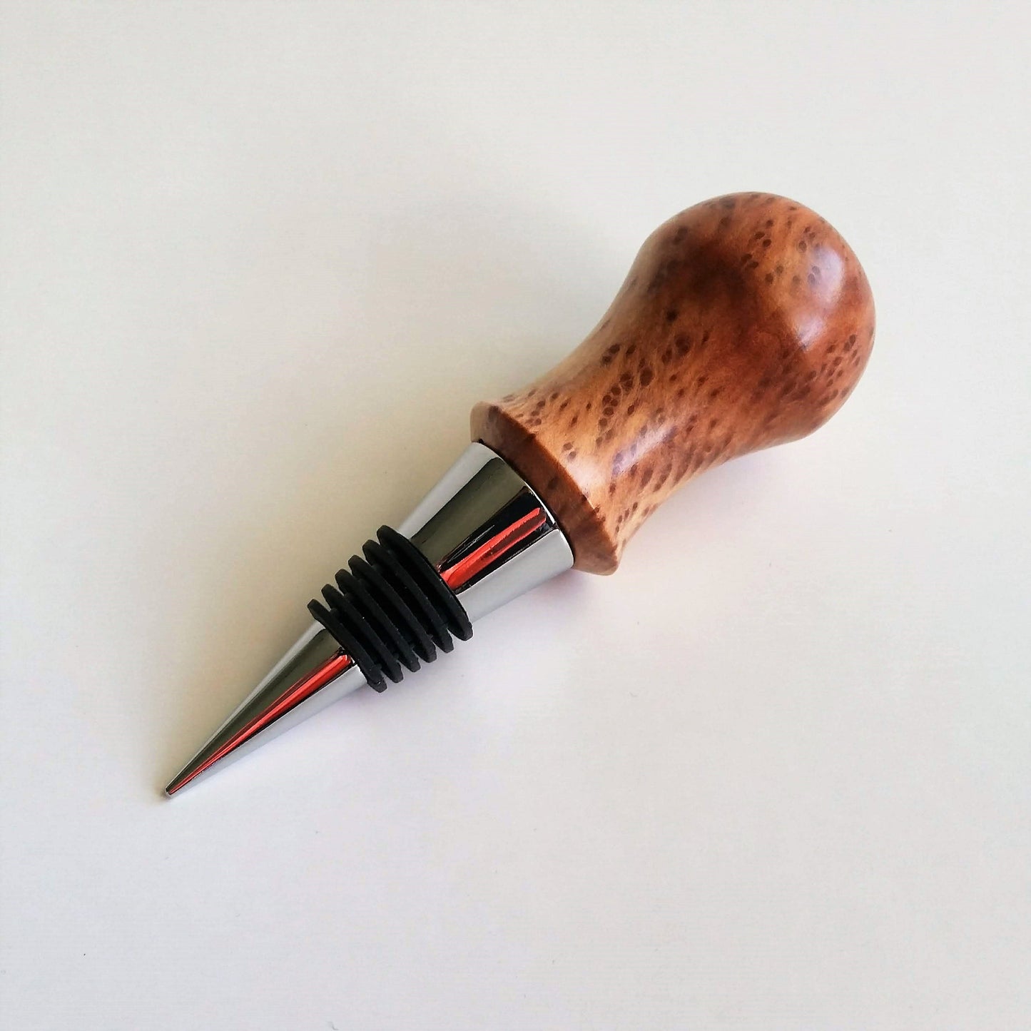 Wood Wine Stopper Wedding Gift Redwood Burl Handmade Smooth Top Wine - 1006 ASST