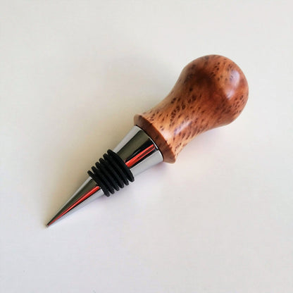 Wood Wine Stopper Wedding Gift Redwood Burl Handmade Smooth Top Wine - 1006 ASST