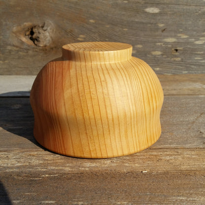 Cedar Bowl Hand Turned 5.75 Inch Handmade In The USA Northern California Rustic Home Decor Wood Art #A26
